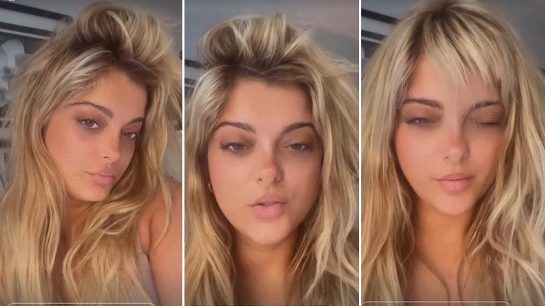 Pa makijazh dhe me flokët rrëmujë, Bebe Rexha publikon video e sapo zgjuar nga gjumi: As truri nuk po më funksionon