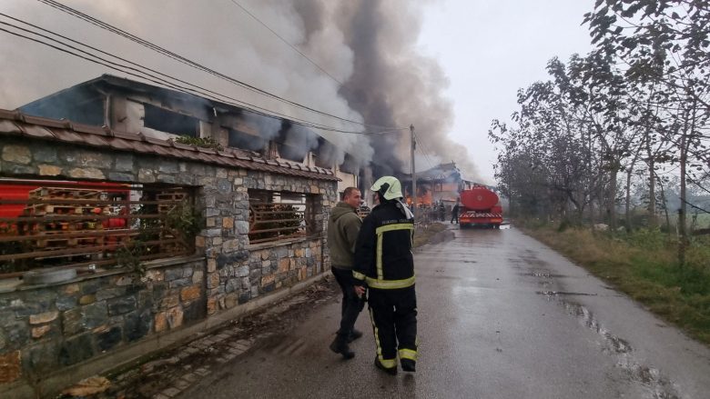 Zjarri në fabrikën e ngjyrave dhe llaqeve në Tetovë është vënë nën kontroll, uji i pishëm do të testohet