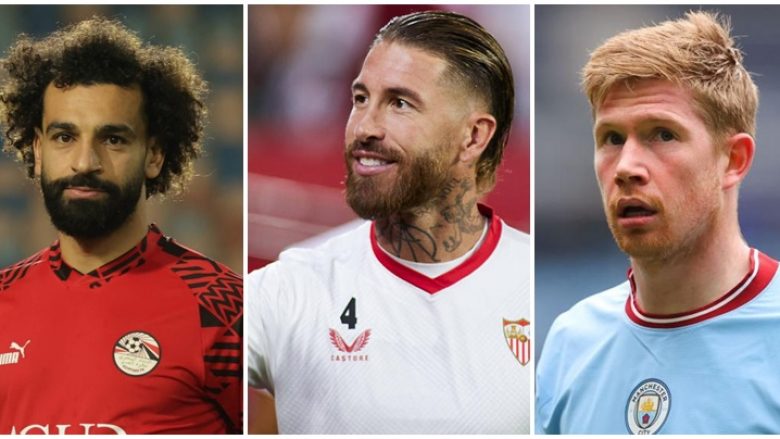 Salah, Sergio Ramos dhe De Bruyne mund të luajnë nga sezoni i ri në një skuadër