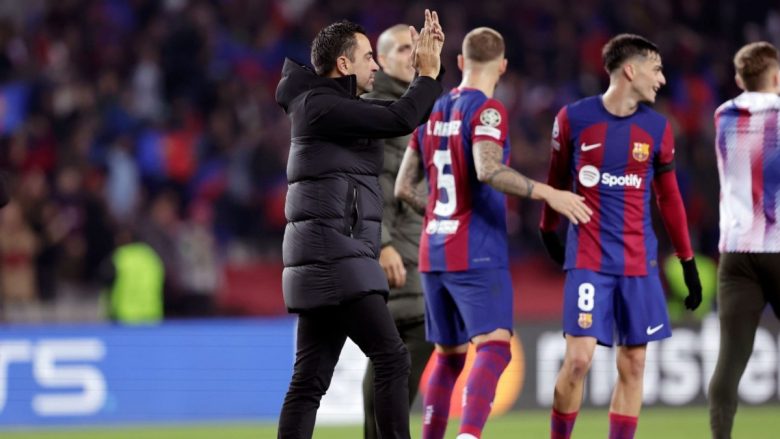 Xavi ndihet i lumtur me kualifikimin e Barcelonës në fazën tjetër të Ligës së Kampionëve