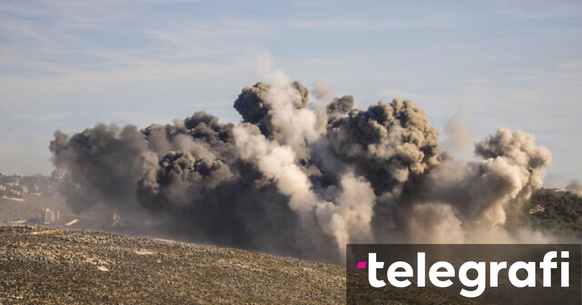 Momenti kur izraelitët bombardojnë pjesën jugore të Libanit