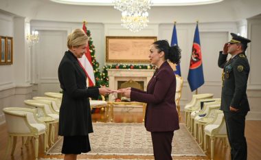 Osmani pranoi letrat kredenciale nga ambasadorja e re e Letonisë, Elita Kuzma