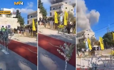 Dronët izraelitë hedhin bomba gjatë varrimit të luftëtarit të Hezbollahut në Liban