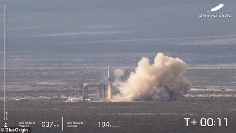 Lansohet me sukses në hapësirë raketa e Blue Origin – New Shepard