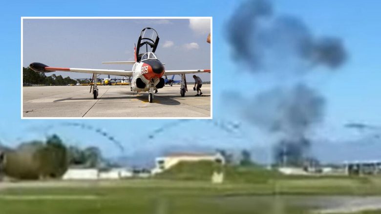 Rrëzohet një aeroplan në Greqi, fluturakja ushtarake gjatë një fluturimi stërvitor ra 500 metra larg aeroportit