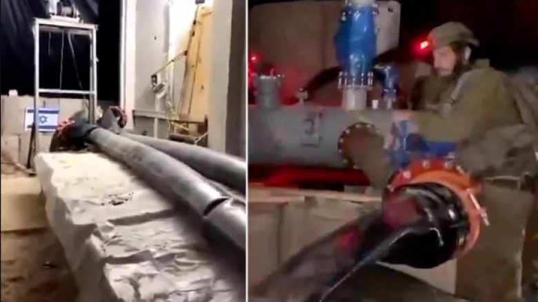 Fotografi dhe video që tregojnë se izraelitët po përgatiten të përmbysin tunelet e Hamasit me ujë deti – instalojnë pompa dhe gypa