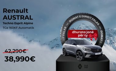 Auto Mita sjell dhuratën e fundvitit – Renault Austral automatik me ZBRITJE dhe goma dimri falas