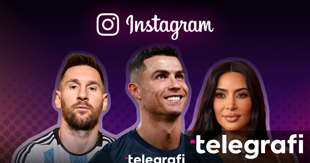 Cilët janë 10 të famshmit më të ndjekur në Instagram në vitin 2023? Nga Kim Kardashian deri te legjendat e futbollit Cristiano Ronaldo dhe Lionel Messi