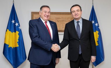 Presidenti i EOC-ut, Capralos u prit nga kryeministri Albin Kurti