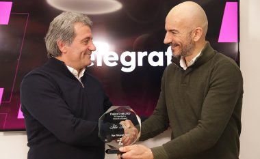 Ilir Daja, “Trajneri i vitit” nga Telegrafi Sport