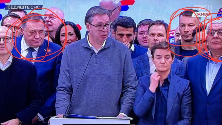 “Bota serbe në veprim”: Reagime të shumta pasi Dodik i Bosnjës dhe Mandiq i Malit të Zi u panë afër Vuçiqit gjatë zgjedhjeve në Serbi