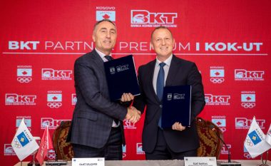 BKT Kosova dhe Komiteti Olimpik i Kosovës nënshkruajnë vazhdimin e marrëveshjes së sponsorizimit për periudhë 10-vjeçare