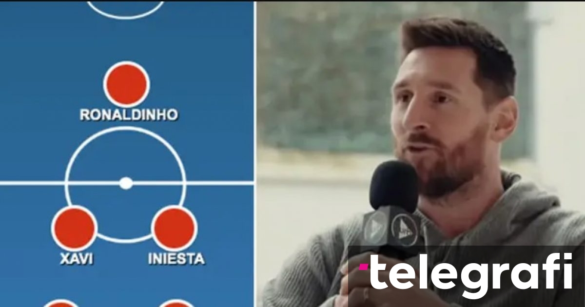 Leo Messi zbulon formacionin më të mirë me lojtarët që ka luajtur në klube – përbuz emra si Henry dhe Pique