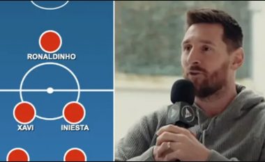Leo Messi zbulon formacionin më të mirë me lojtarët që ka luajtur në klube – përbuz emra si Henry dhe Pique