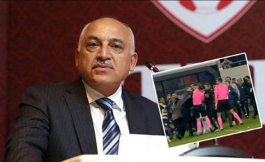Presidenti i Federatës Turke të Futbollit bën një deklaratë rreth rrahjes së gjyqtarit dhe tregon kur rifillon kampionati
