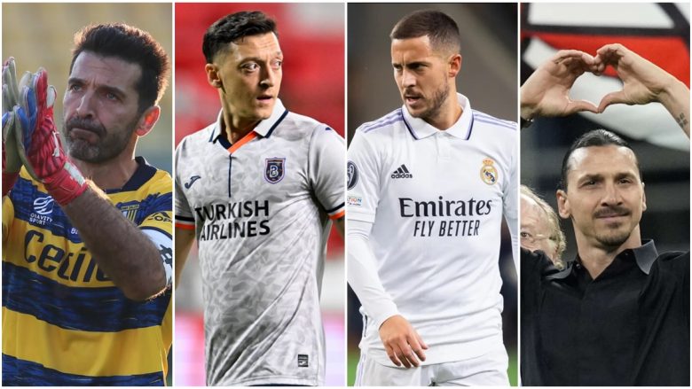 Nga Buffon te Ozil, Bale, Hazard dhe Ibrahimovic – formacioni me legjendat që u pensionuan më 2023