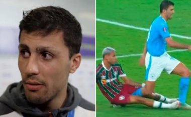 “Isha gati për të qarë” – Rodri thyen heshtjen pas lëndimit që pësoi ndaj Fluminenses