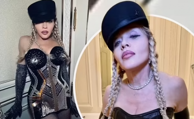 Madonna sjell poza provokuese me veshje lëkure