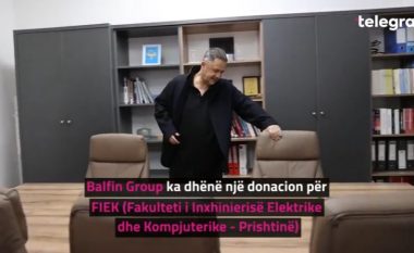 Balfin Group ka dhënë një donacion për FIEK (Fakulteti i Inxhinierisë Elektrike dhe Kompjuterike – Prishtinë)