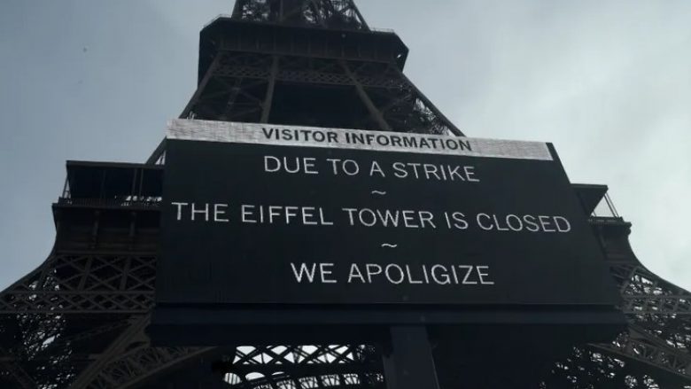 Kulla Eiffel mbyllet ndërsa punëtorët futen në grevë në 100 vjetorin e vdekjes së themeluesit të saj