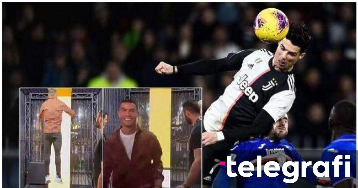 Ronaldo tentoi të thyente rekordin e tij tw kërcimit, shikoni se si e përfundoi prova e tij