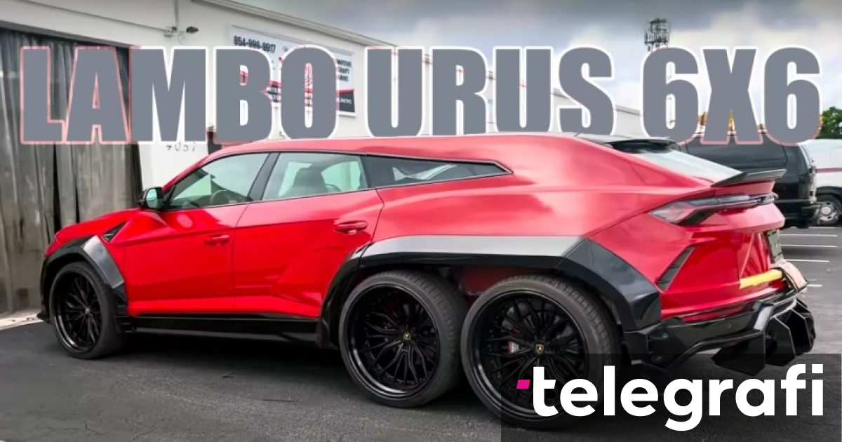 Dikush ndërtoi një Lamborghini Urus 6×6 – ja si duket makina, pas një transformimi dramatik