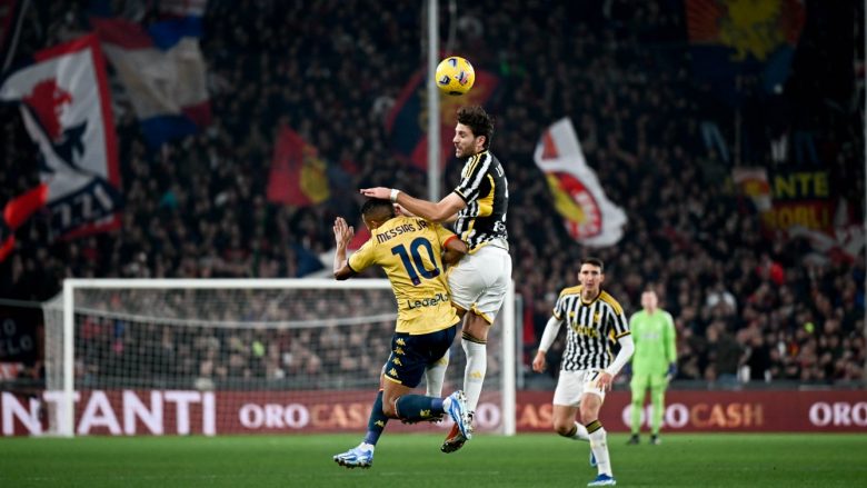 Juventusi humb rastin të marr kreun e renditjes në Serie A, ndalet nga Genoa