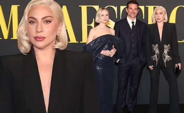 Lady Gaga dhe Bradley Cooper ribashkohen në premierën e filmit të tij biografik “Maestro”