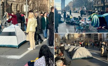 Studentët bllokojnë për 24 orë qendrën e Beogradit