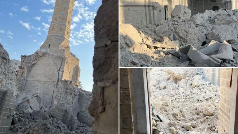Pamje të reja të shkatërrimit masiv të xhamisë historike të Gazas