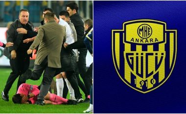 Sulmuan gjyqtarin pas ndeshjes – presidenti i Ankaragucu dhe klubi marrin dënimin nga federata turke
