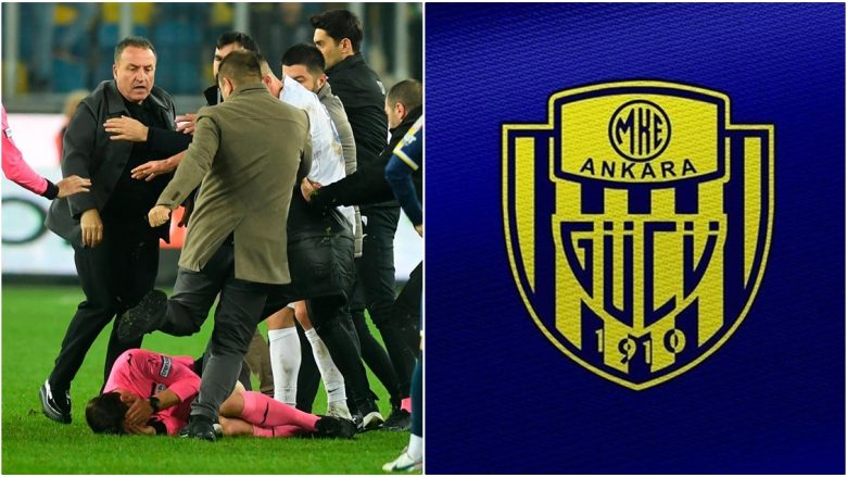 Sulmuan gjyqtarin pas ndeshjes – presidenti i Ankaragucu dhe klubi marrin dënimin nga federata turke