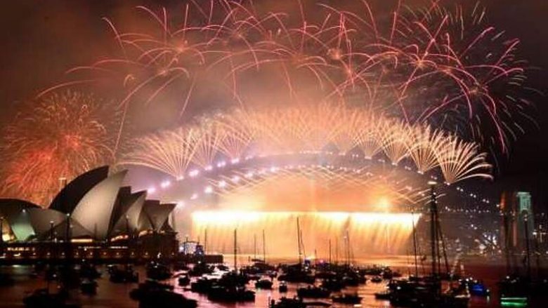 Australia e ka nisur vitin e ri me fishekzjarre spektakolare