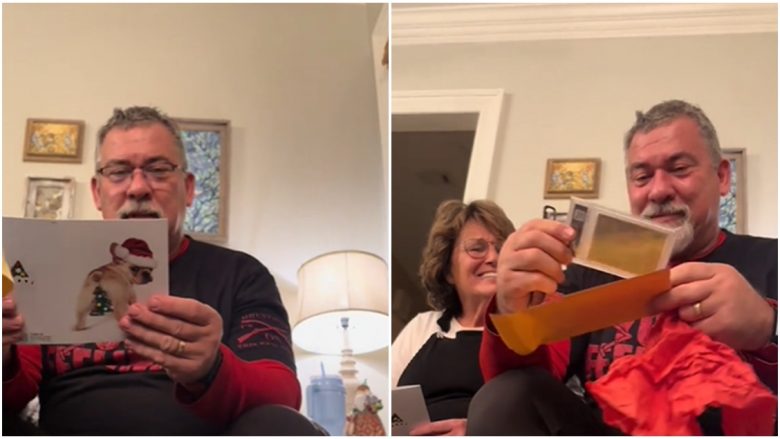 Amerikania përloti babanë me dhuratën e Krishtlindjes – ia bleu një kartë të çmuar që ai ishte detyruar ta shiste para 30 vjetëve