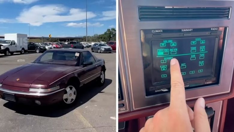 Ndërsa veturat e tjera kishin vetëm radio, ky automobil kishte një ekran me prekje në vitin 1988