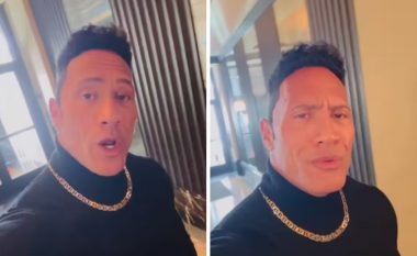Dwayne ‘The Rock’ Johnson bën për të qeshur fansat ndërsa shfaqet “me flokë” në videon e fundit satirike në rrjetet sociale