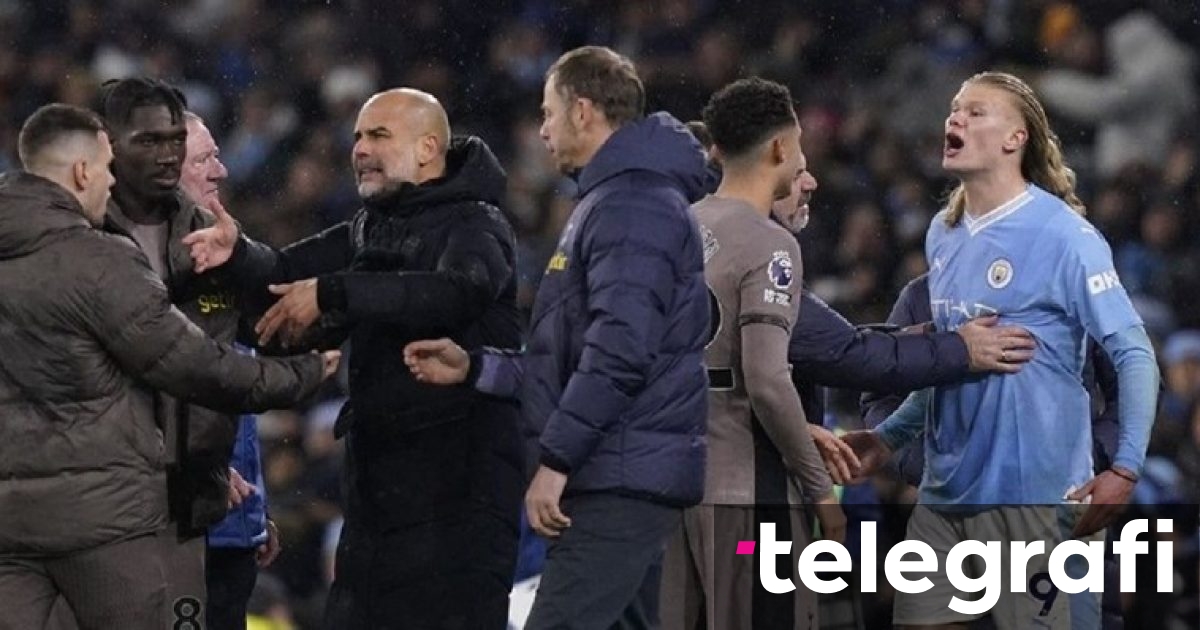 Guardiola fillimisht tallet me Anthony Taylorin, thumbon gazetarët – pastaj flet për gabimin skandaloz të gjyqtarit