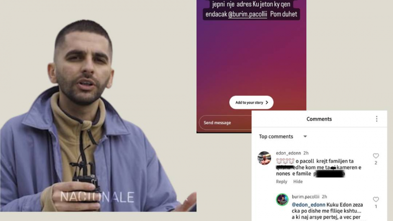 Kërcënohet përmes rrjeteve sociale gazetari Burim Pacolli, reagon AGK-ja