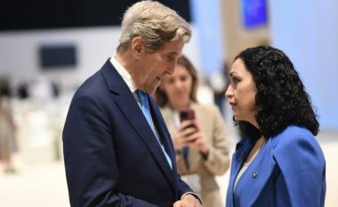 Osmani takon ish-Sekretarin amerikan të Shtetit, John Kerry – flasin për situatën e sigurisë në Kosovë