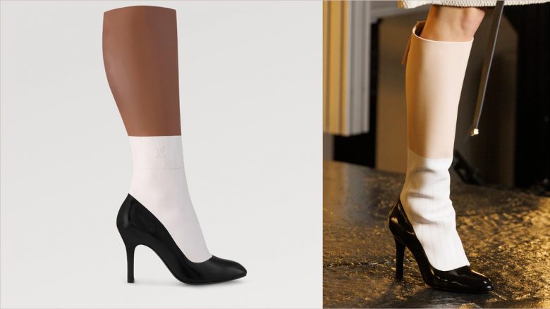 Louis Vuitton nxjerr në shitje çizmet që imitojnë këmbën e një femre