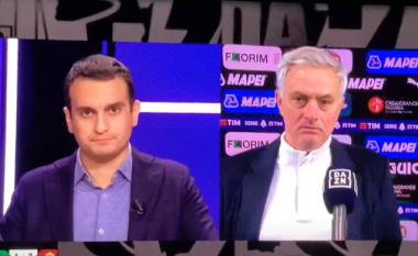 Mourinho nuk donte të fliste italisht pas fitores së Romës, kishte me vete një përkthyes