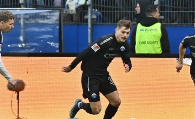 Florent Muslija asistoi dy herë në fitoren e Paderborn, shpallet lojtar i ndeshjes
