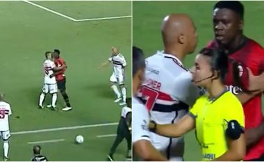 Ndeshja miqësore e legjendave të Sao Paulos dhe Milanit për pak sa nuk përfundoi me një sherr masiv, Seedorfin e tradhëtojnë nervat