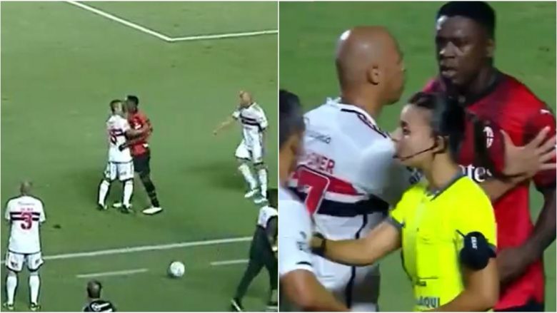 Ndeshja miqësore e legjendave të Sao Paulos dhe Milanit për pak sa nuk përfundoi me një sherr masiv, Seedorfin e tradhëtojnë nervat