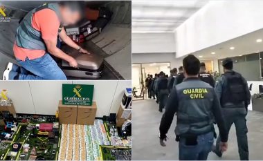 Policia spanjolle shkatërron bandën kriminale që akuzohet për vjedhje të mallrave me vlerë afro 2 milionë euro nga valixhet e pasagjerëve