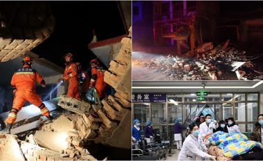 Mbi 100 të vdekur, pamje të tërmetit të fuqishëm në Kinë – qindra të lënduar dhe të tjerë nën rrënoja teksa temperaturat shënojnë nën zero