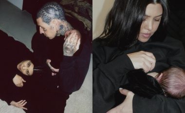 Kourtney Kardashian dhe Travis Barker ndajnë pamjen e parë të djalit të tyre