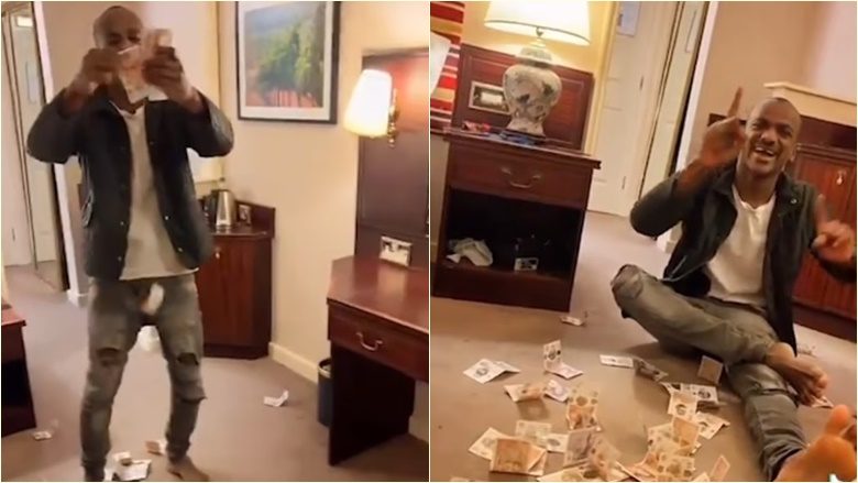 Sudanezi publikon pamjet “duke hedhur paratë e fituara, në dysheme” – teksa jeton falas në një hotel në Mbretërinë e Bashkuar