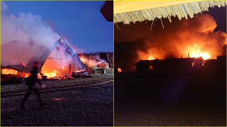 Pesë të vdekur, të tjerë të lënduar dhe të zhdukur – detaje dhe pamje nga zjarri në një bujtinë në Rumani
