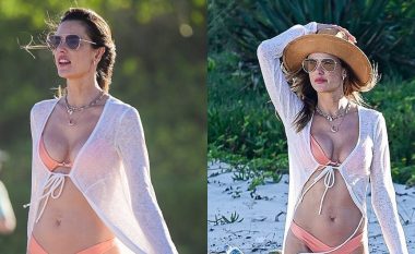 Alessandra Ambrosio mahnit me bikini, teksa tregon fizikun e saj tërheqës gjatë pushimeve në Brazil